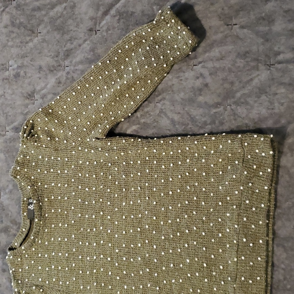 Ampersand & polka dot sweater